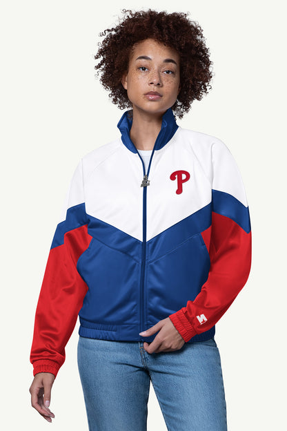 Starter Best Price | WOMENS PHILADELPHIA PHILLIES TEAMWORK TRACK JACKET