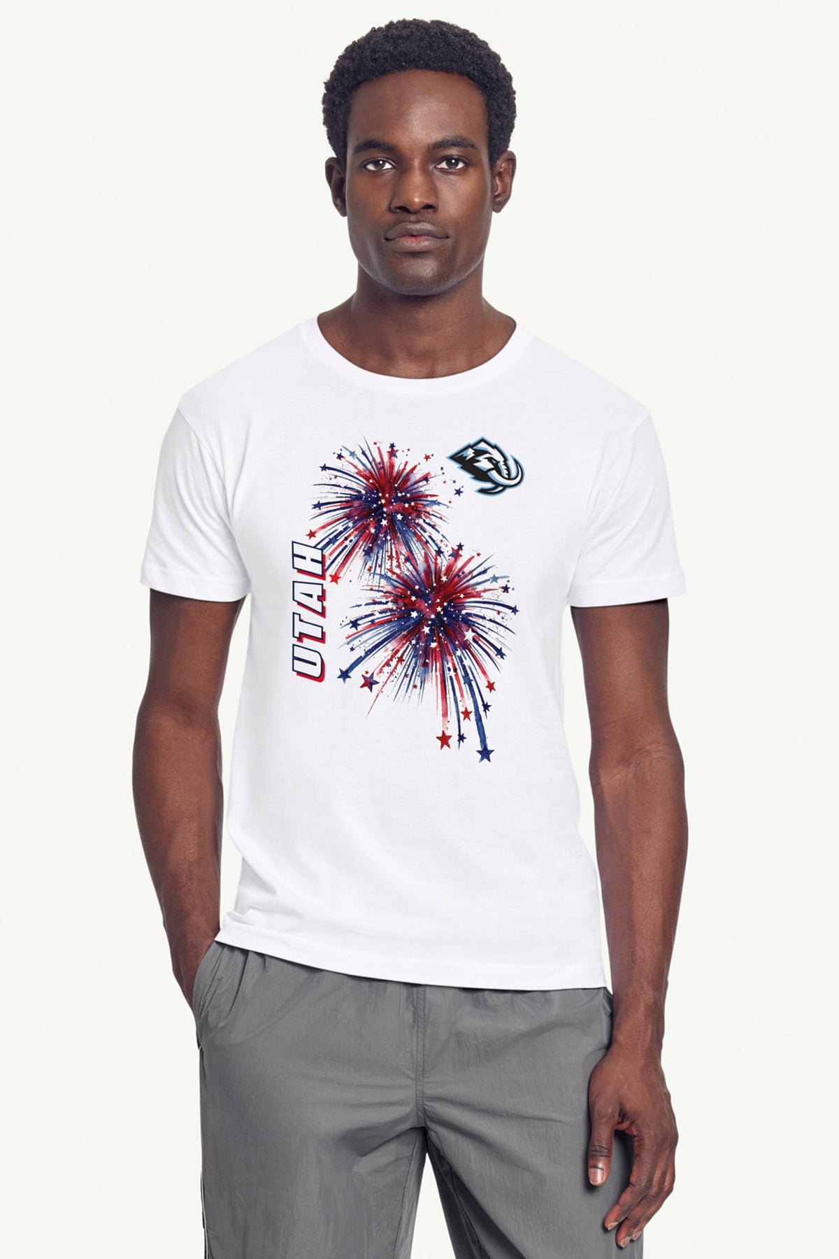 Starter Popular | MENS UTAH MAMMOTH AMERICAN SPARKS SHORT SLEEVE T SHIRT