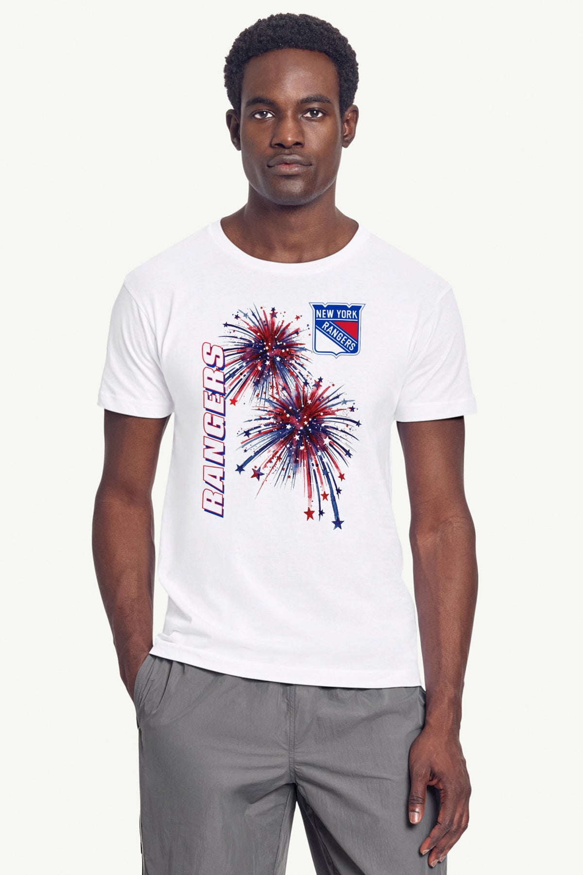 Starter Best Price | MENS NEW YORK RANGERS AMERICAN SPARKS SHORT SLEEVE T SHIRT