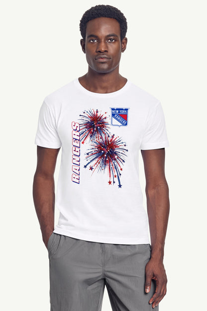 Starter Best Price | MENS NEW YORK RANGERS AMERICAN SPARKS SHORT SLEEVE T SHIRT
