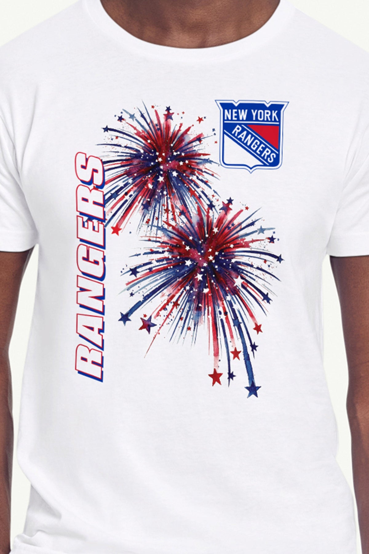 Starter Best Price | MENS NEW YORK RANGERS AMERICAN SPARKS SHORT SLEEVE T SHIRT