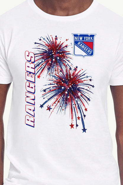 Starter Best Price | MENS NEW YORK RANGERS AMERICAN SPARKS SHORT SLEEVE T SHIRT