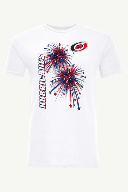 Starter Essential | MENS CAROLINA HURRICANES AMERICAN SPARKS SHORT SLEEVE T SHIRT