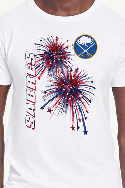 Starter Sale | MENS BUFFALO SABRES AMERICAN SPARKS SHORT SLEEVE T SHIRT