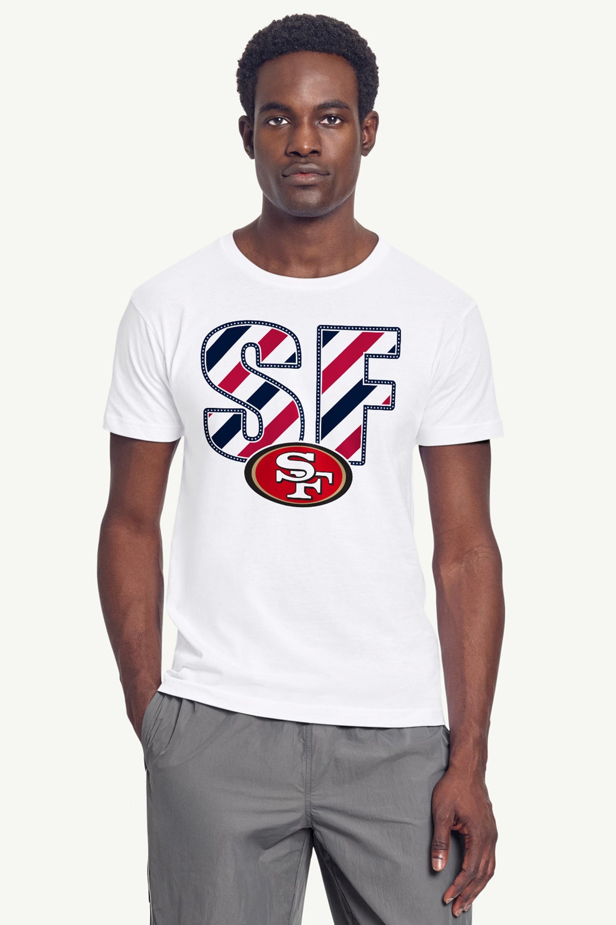 Starter Discount | MENS SAN FRANCISCO 49ERS STARS AND STRIPES T SHIRT