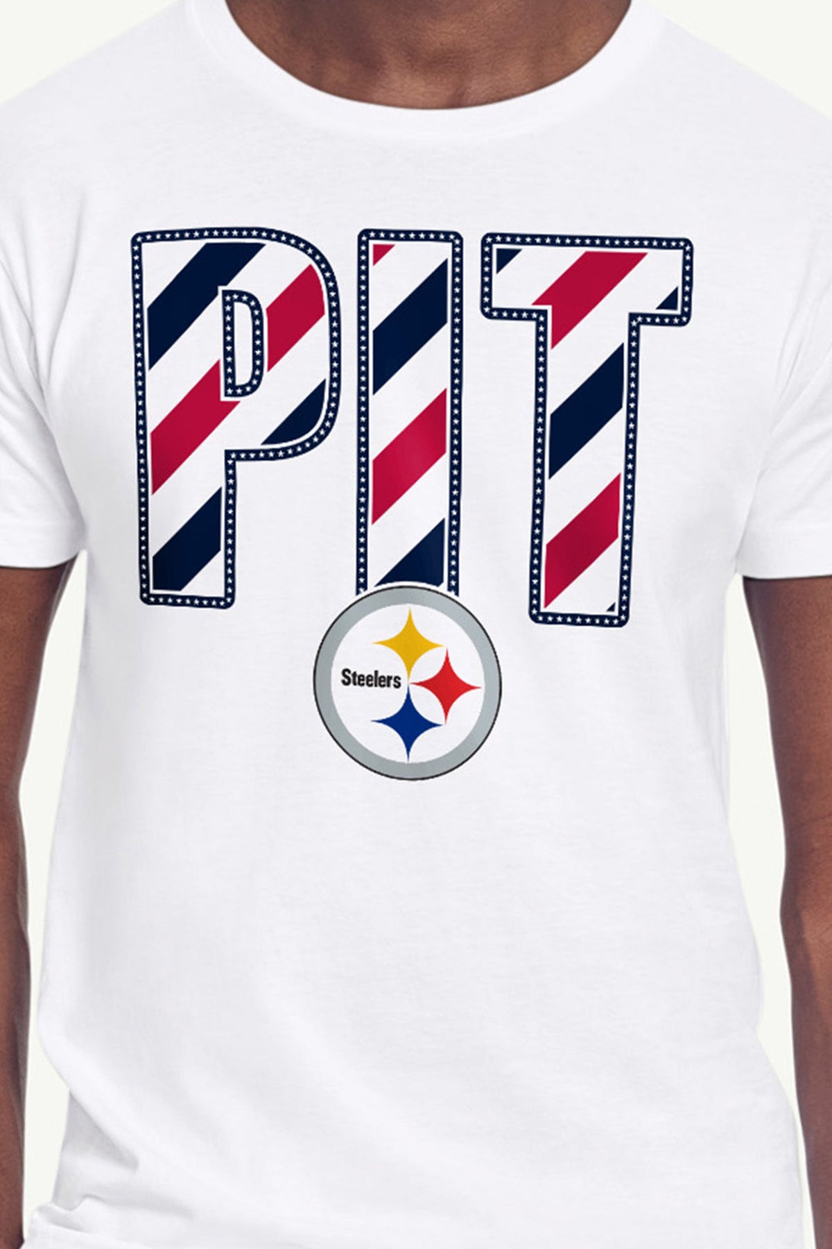 Starter New | MENS PITTSBURGH STEELERS STARS AND STRIPES T SHIRT