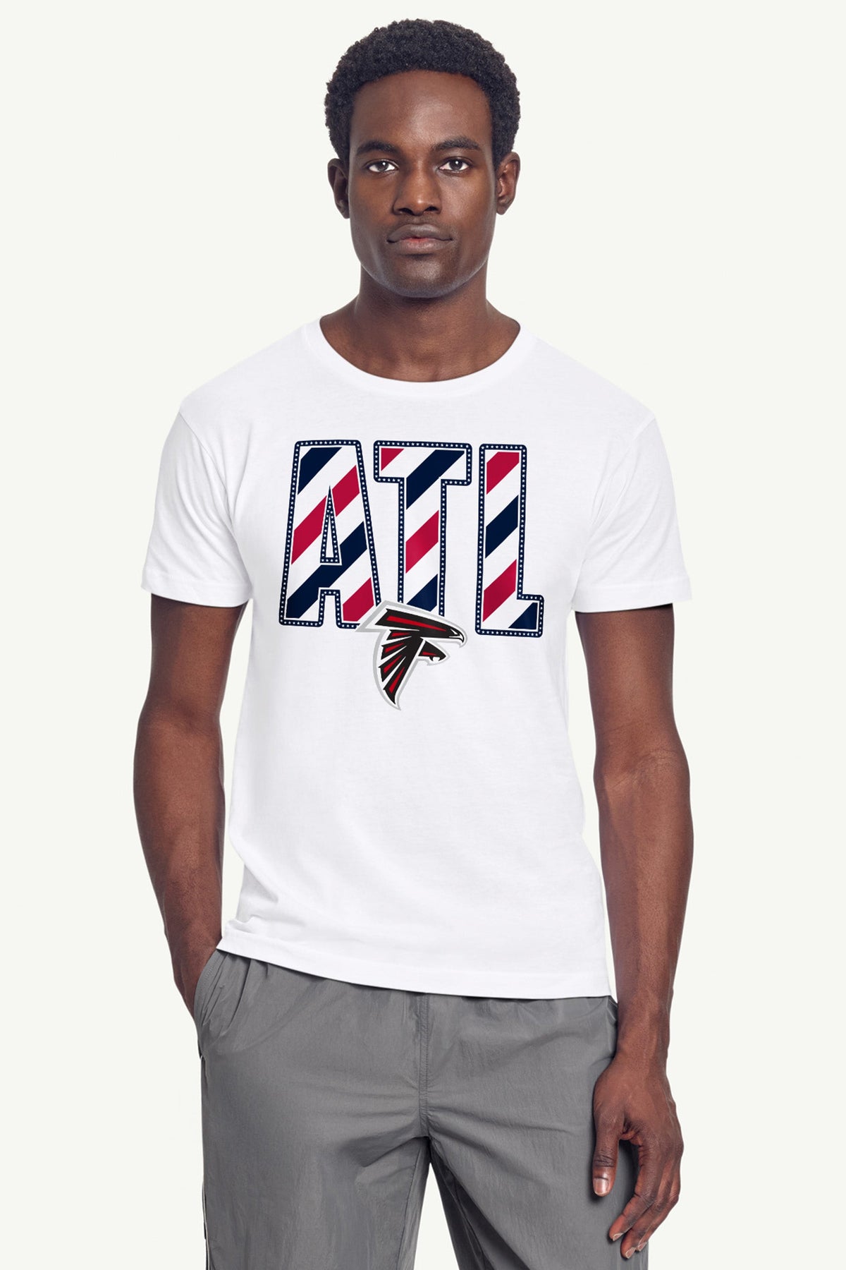 Starter Hot Sale | MENS ATLANTA FALCONS STARS AND STRIPES T SHIRT