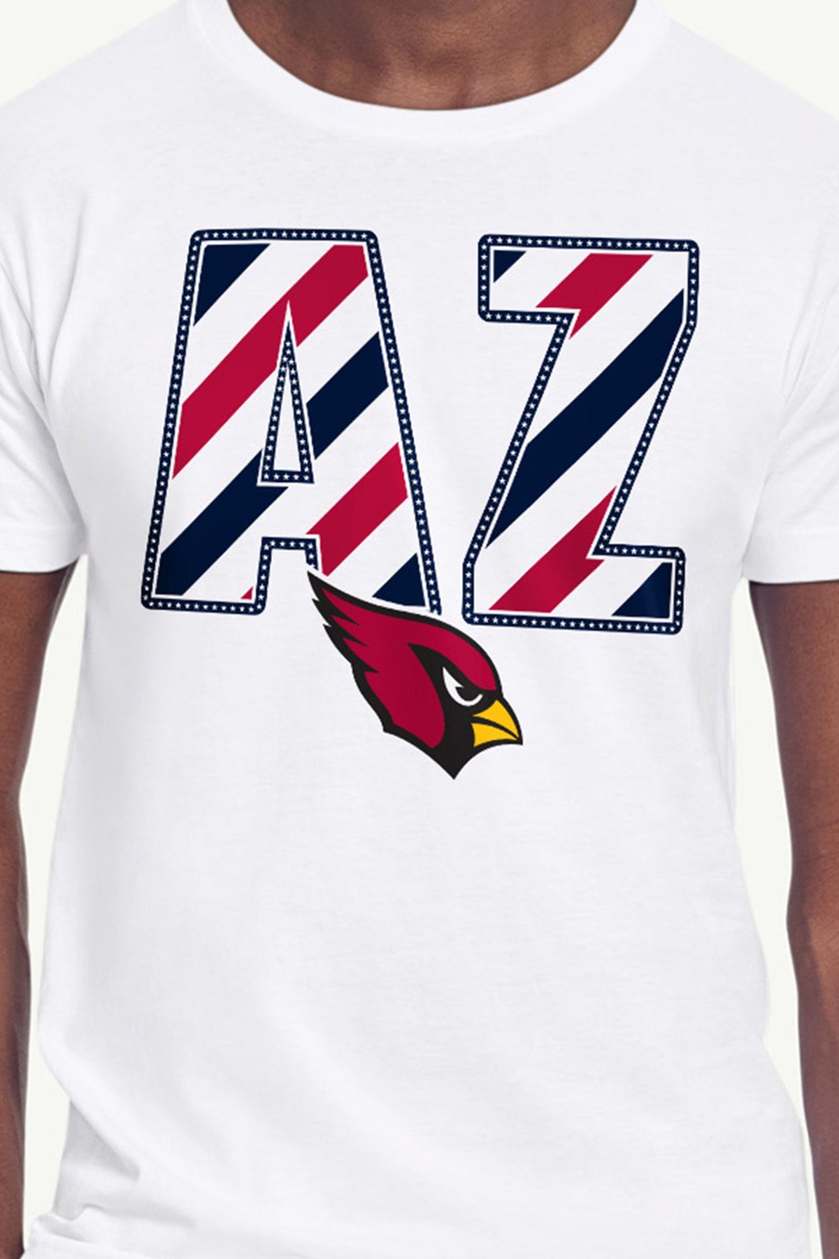 Starter Special Offer | MENS ARIZONA CARDINALS STARS AND STRIPES T SHIRT