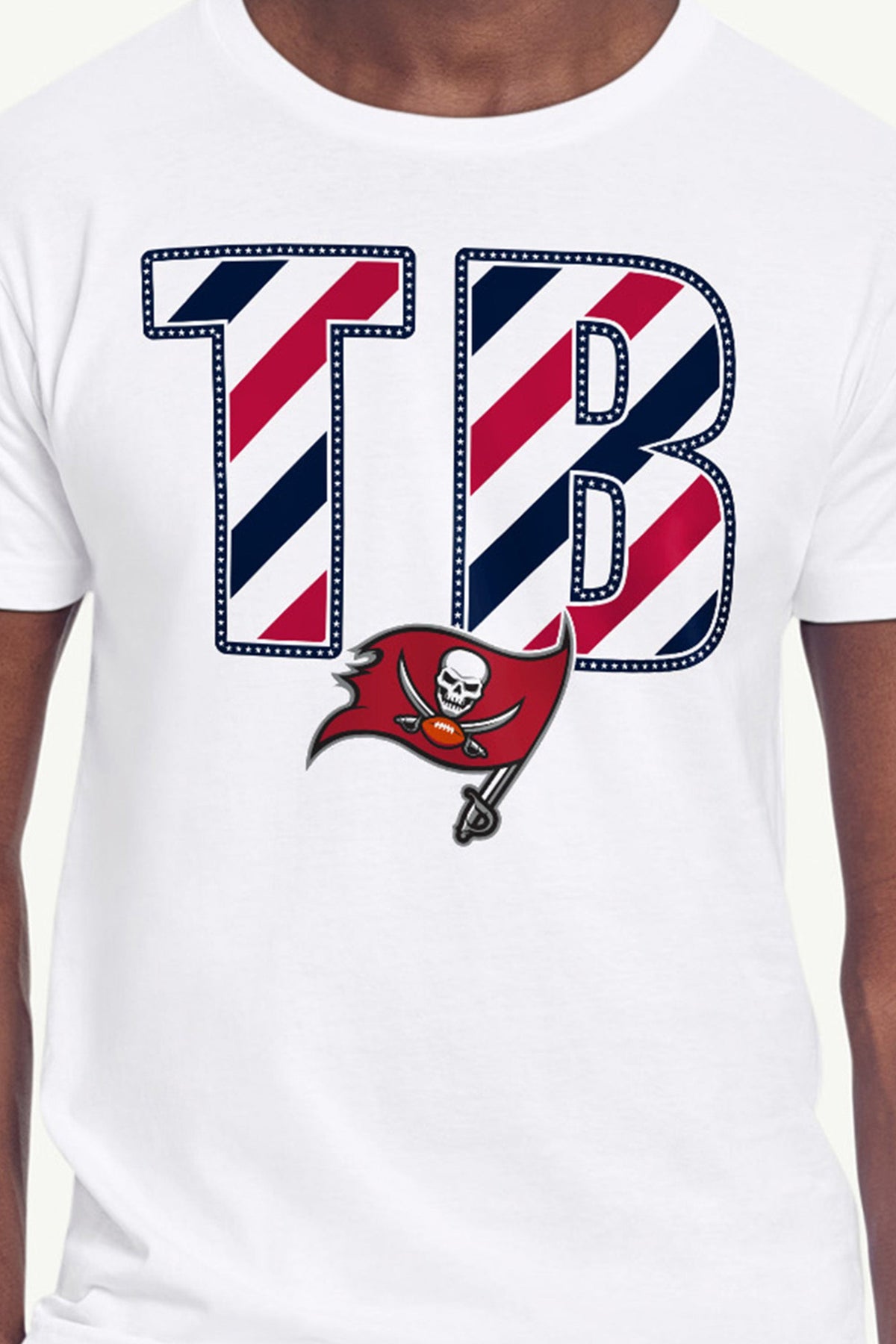 Starter Everyday | MENS TAMPA BAY BUCCANEERS STARS AND STRIPES T SHIRT