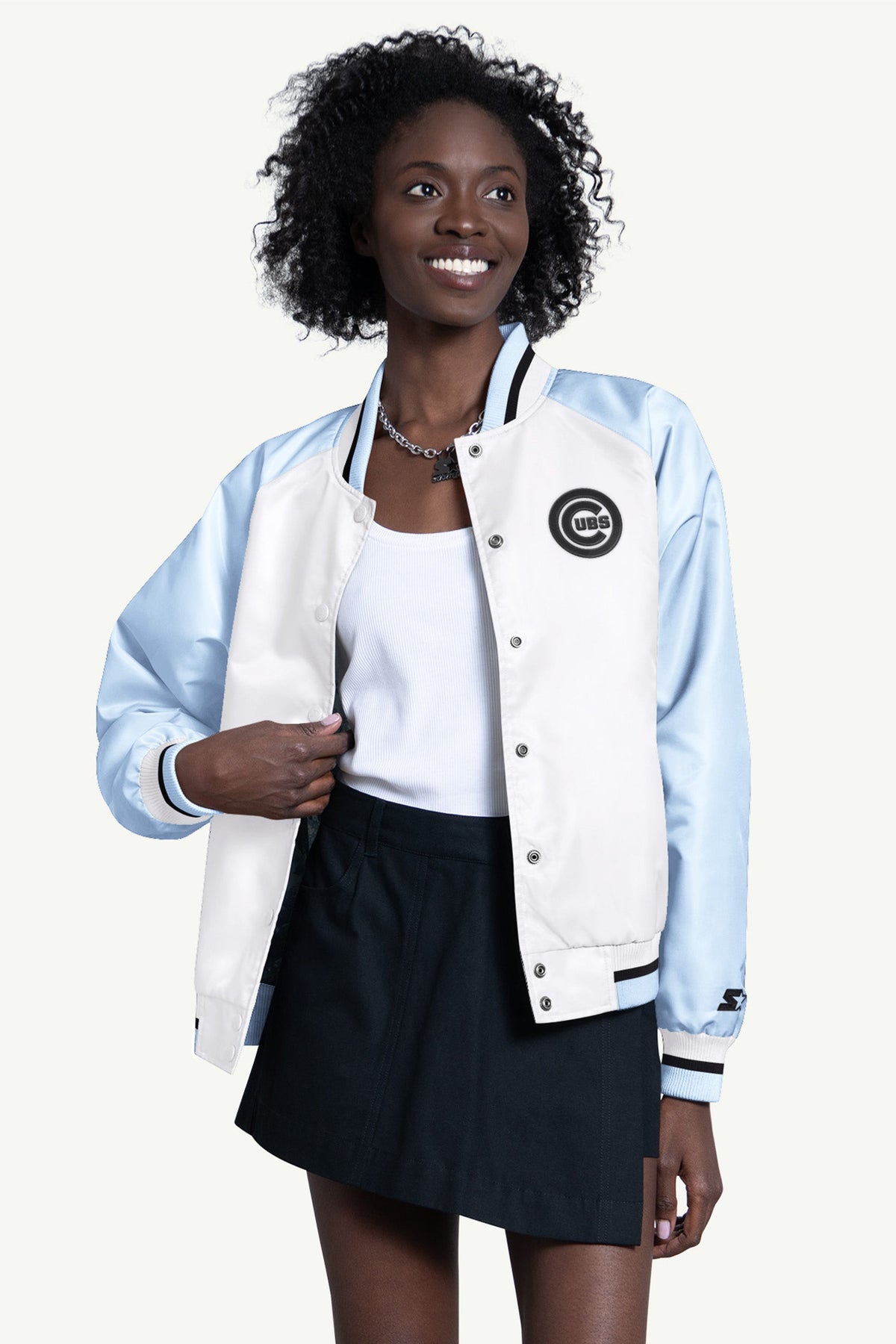 Starter Deals | WOMENS CHICAGO CUBS BLITZ VARSITY JACKET