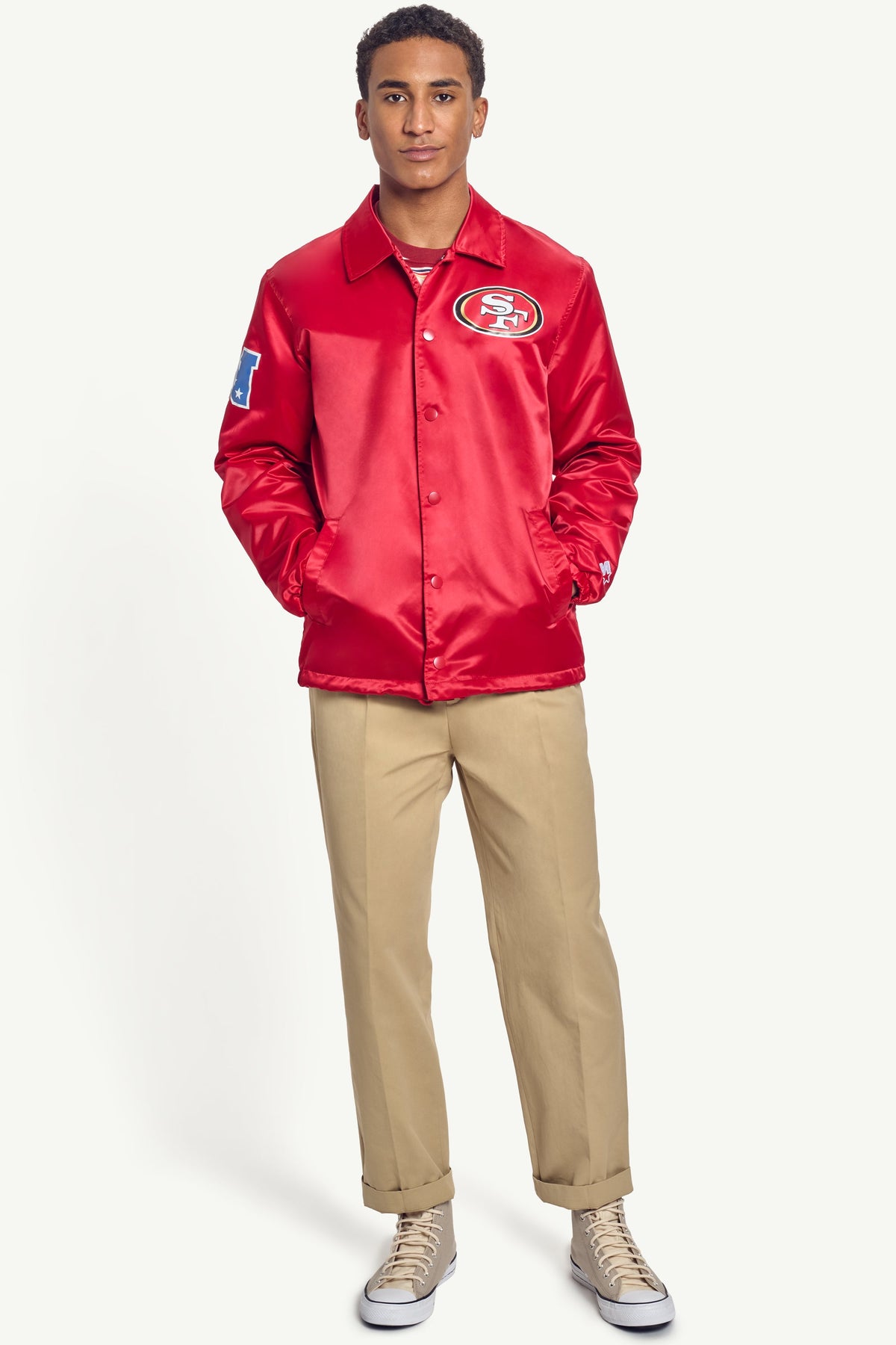 Starter Exclusive | MENS SAN FRANCISCO 49ERS COACHES JACKET