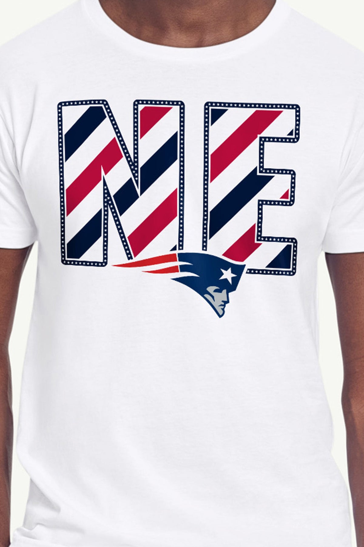 Starter Essential | MENS NEW ENGLAND PATRIOTS STARS AND STRIPES T SHIRT
