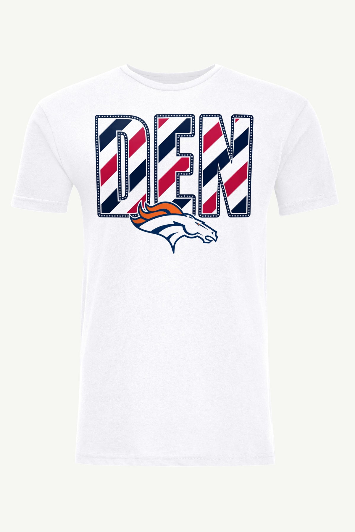 Starter Top Pick | MENS DENVER BRONCOS STARS AND STRIPES T SHIRT