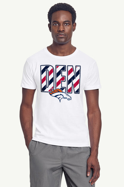 Starter Top Pick | MENS DENVER BRONCOS STARS AND STRIPES T SHIRT