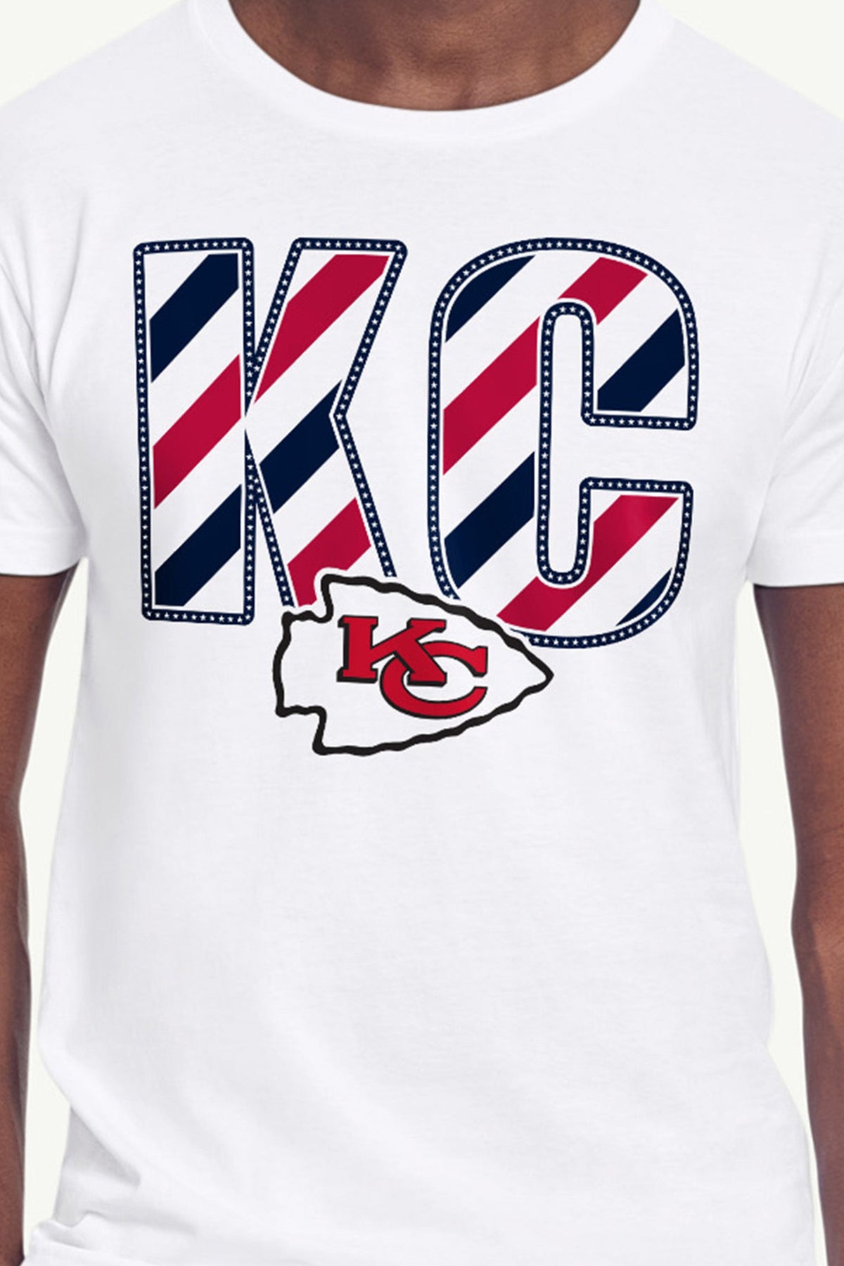 Starter Special Offer | MENS KANSAS CITY CHIEFS STARS AND STRIPES T SHIRT