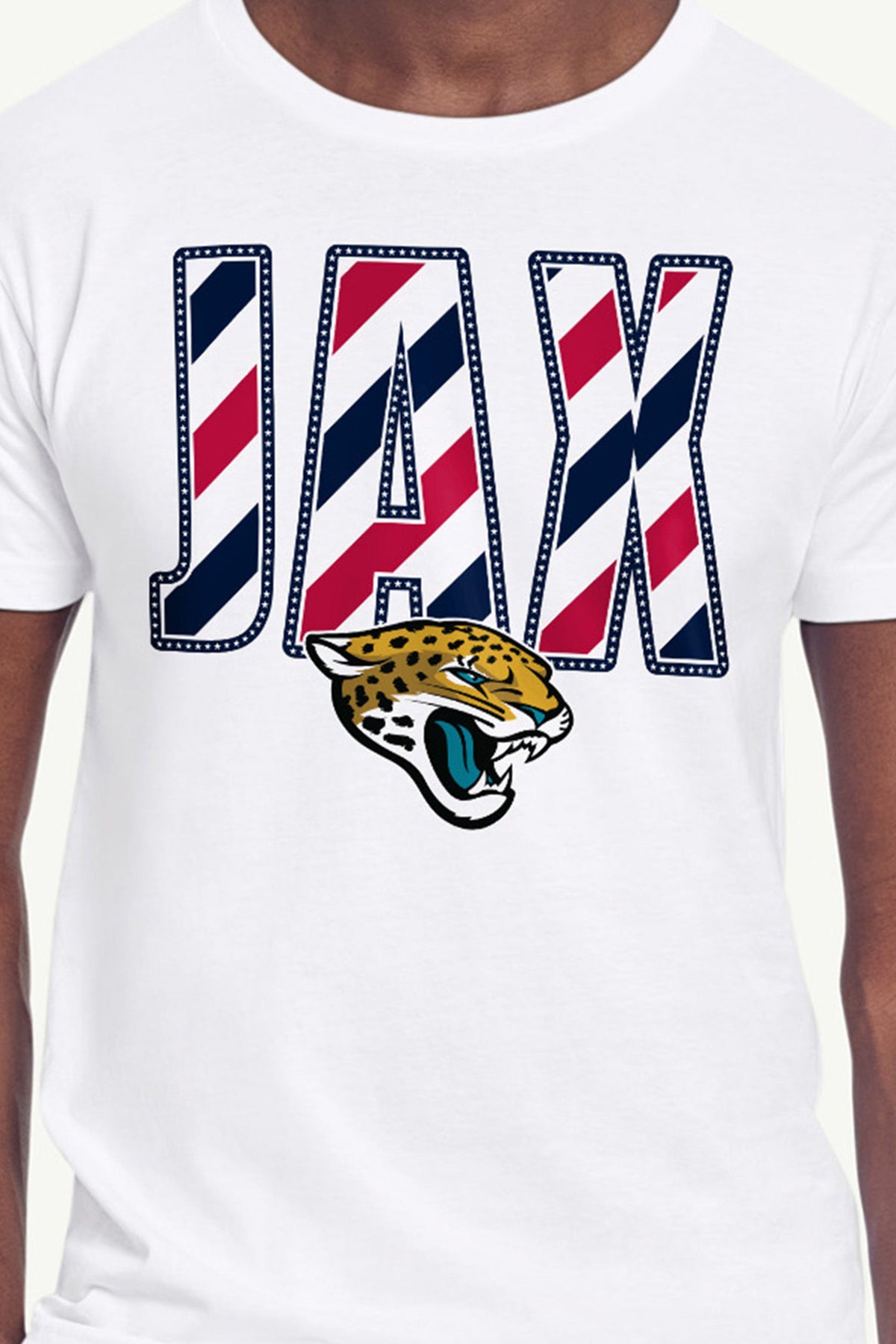 Starter Everyday | MENS JACKSONVILLE JAGUARS STARS AND STRIPES T SHIRT