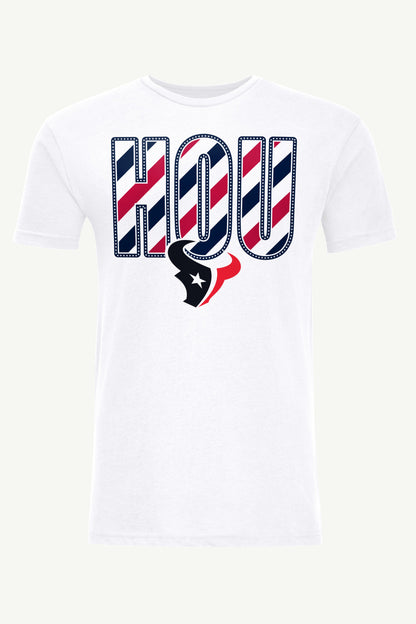Starter Discount | MENS HOUSTON TEXANS STARS AND STRIPES T SHIRT
