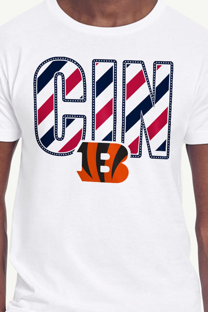 Starter Everyday | MENS CINCINNATI BENGALS STARS AND STRIPES T SHIRT