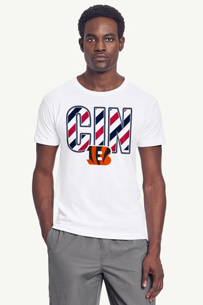Starter Everyday | MENS CINCINNATI BENGALS STARS AND STRIPES T SHIRT