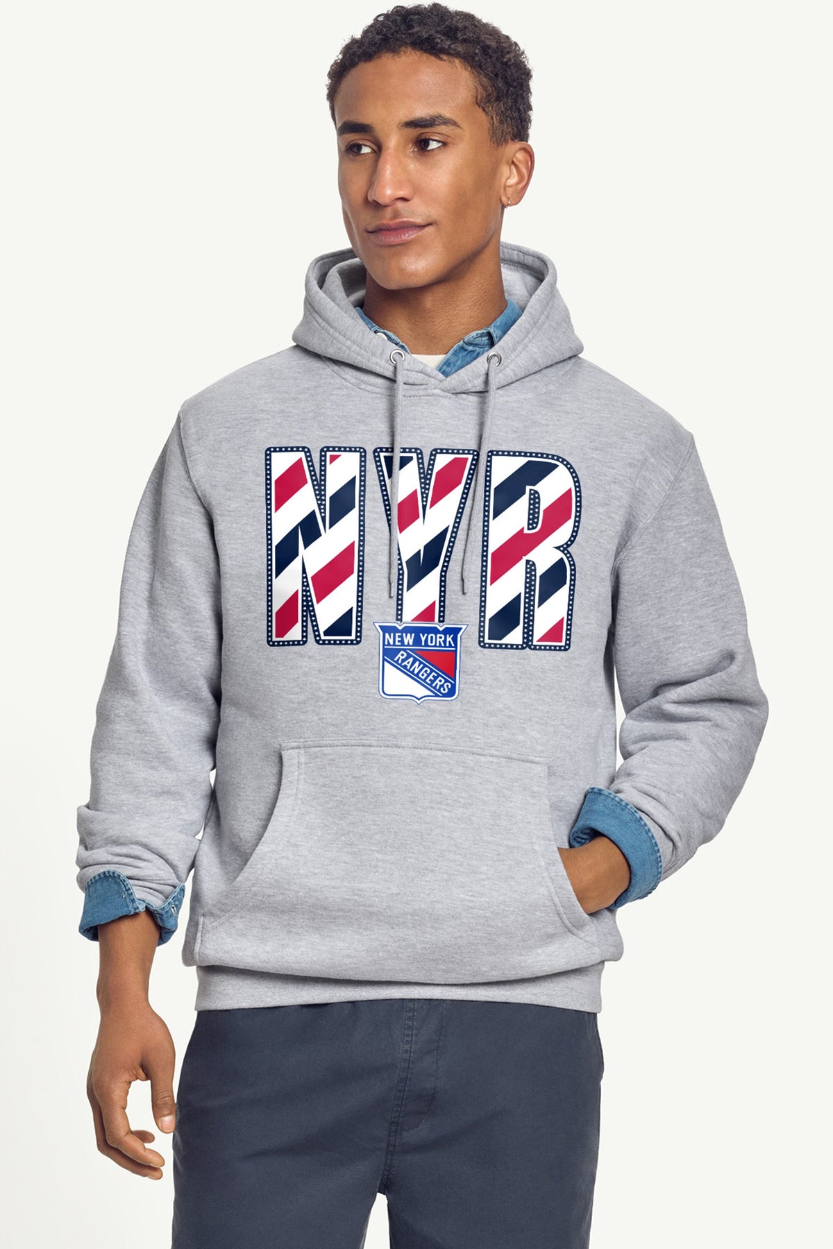Starter Sale | MENS NEW YORK RANGERS STARS AND STRIPES HOODIE