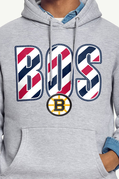 Starter Premium | MENS BOSTON BRUINS STARS AND STRIPES HOODIE