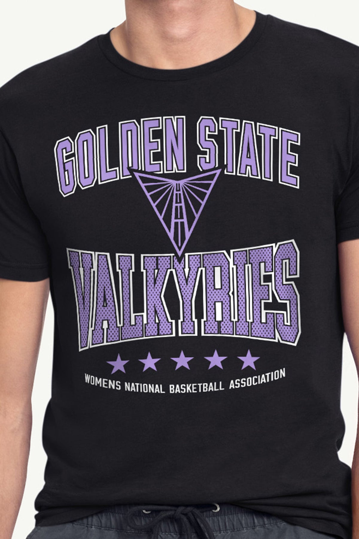 Starter Hot Sale | MENS WNBA GOLDEN STATE VALKYRIES CENTER SQUEEZE T SHIRT