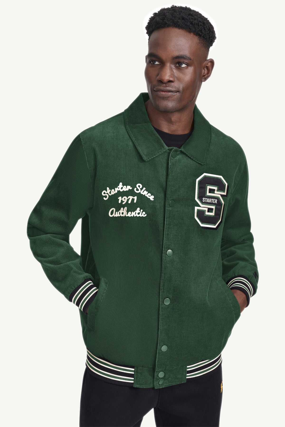Starter Deals | MENS STARTER CORDUROY VARSITY JACKET