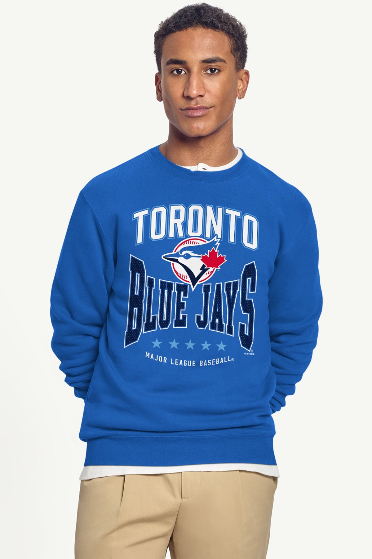 Starter Classic | MENS TORONTO BLUE JAYS CENTER SQUEEZE SWEATSHIRT
