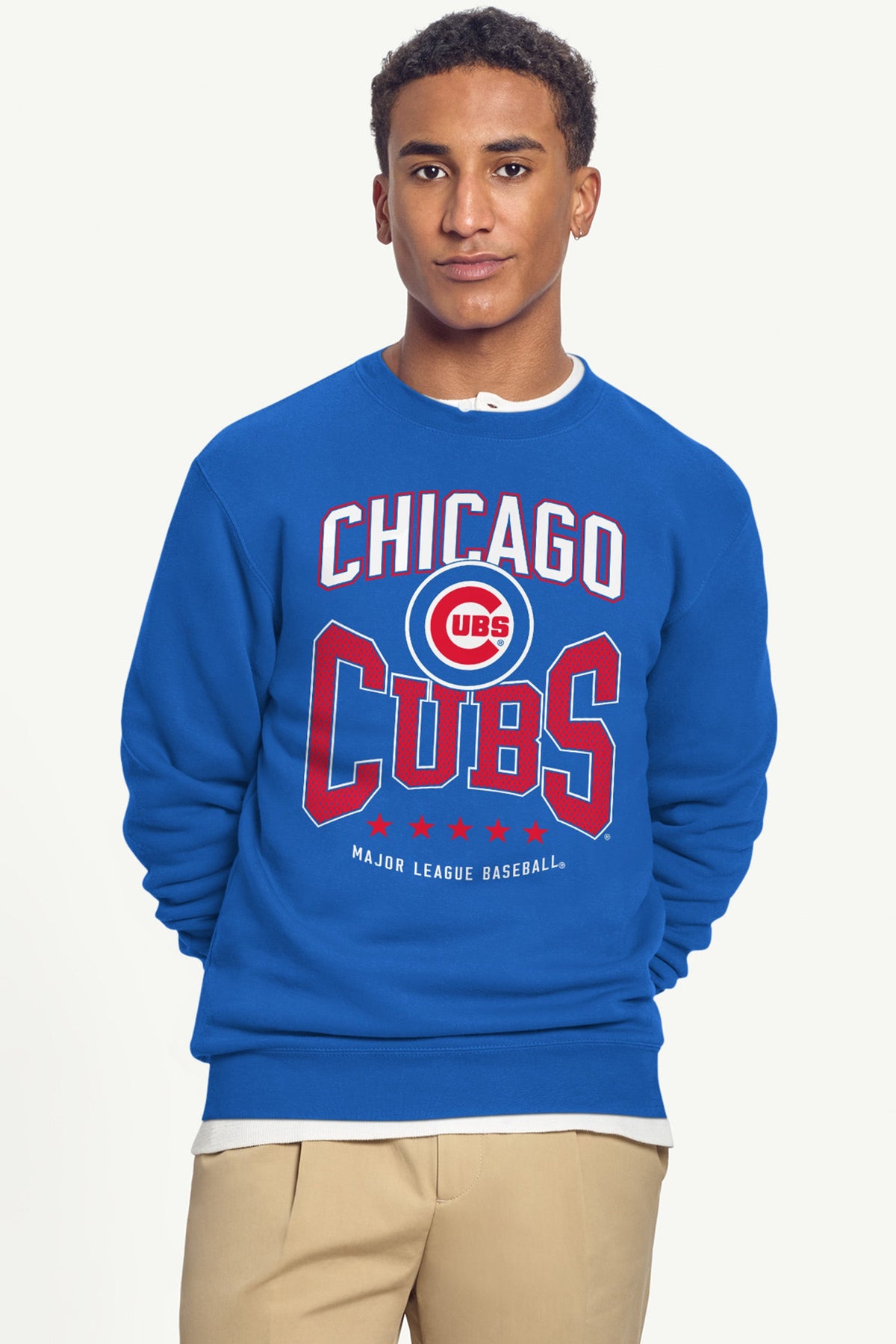 Starter Quality | MENS CHICAGO CUBS CENTER SQUEEZE SWEATSHIRT