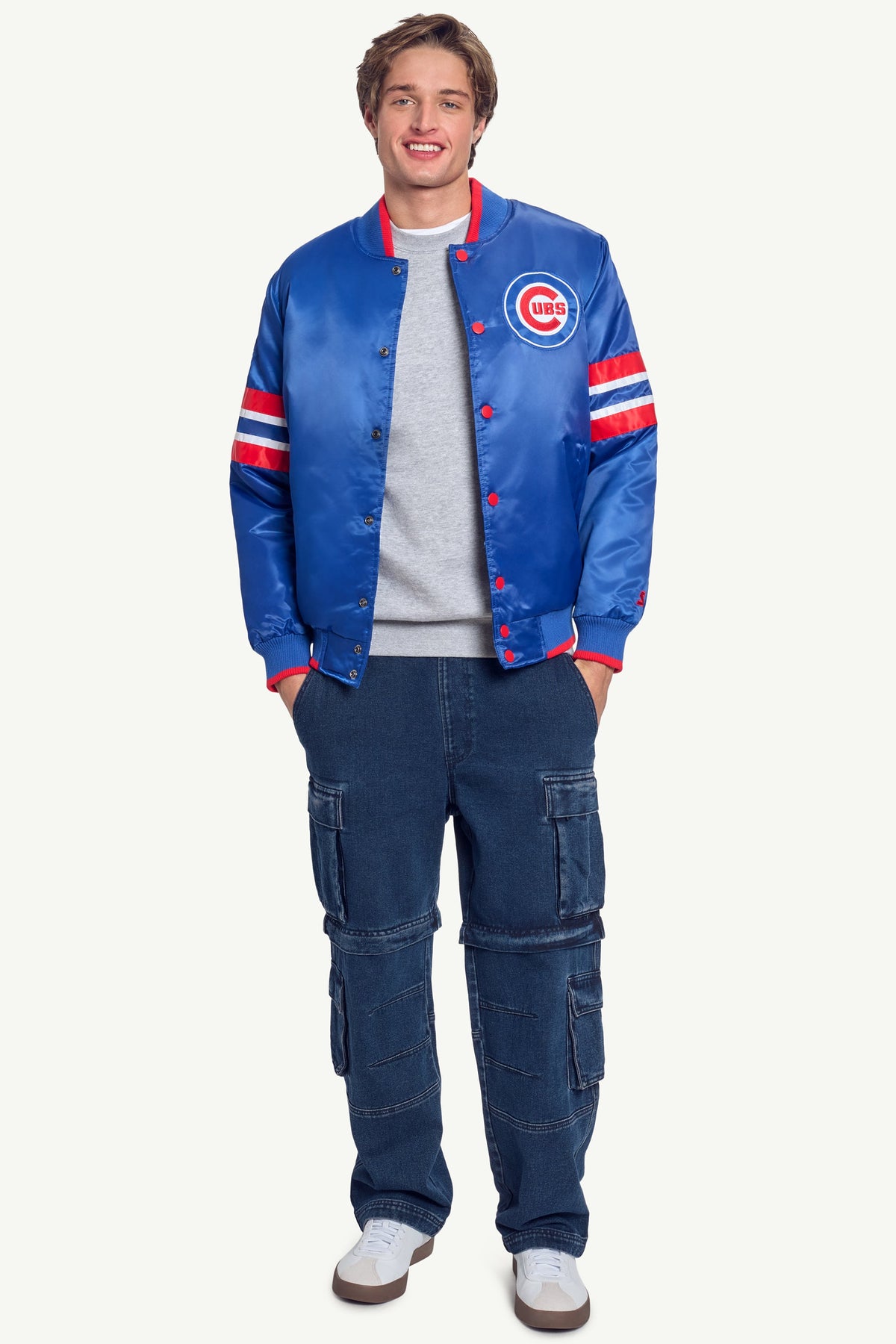 Starter Customer Favorite | MENS CHICAGO CUBS SATIN JACKET
