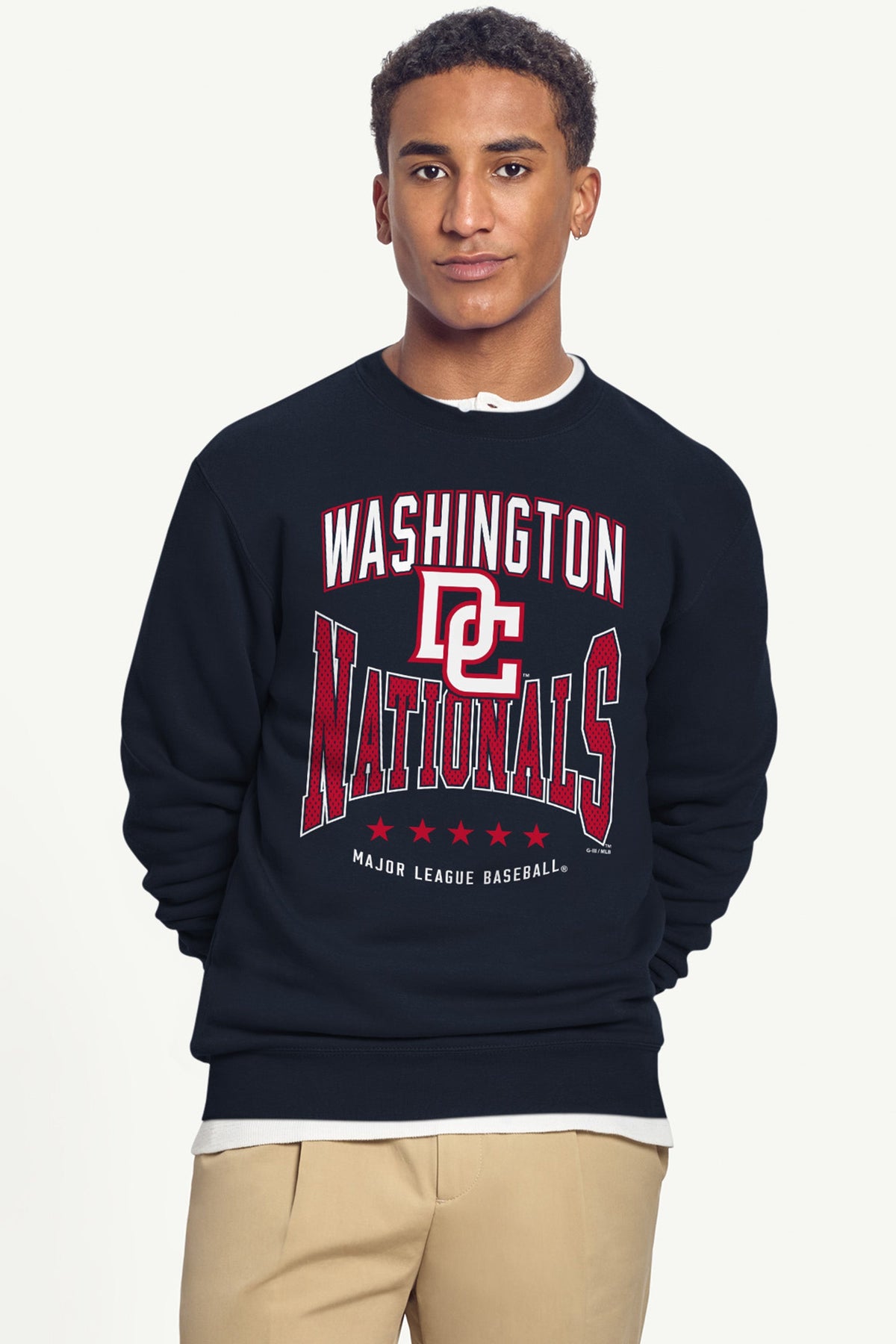 Starter Great Value | MENS WASHINGTON NATIONALS CENTER SQUEEZE SWEATSHIRT