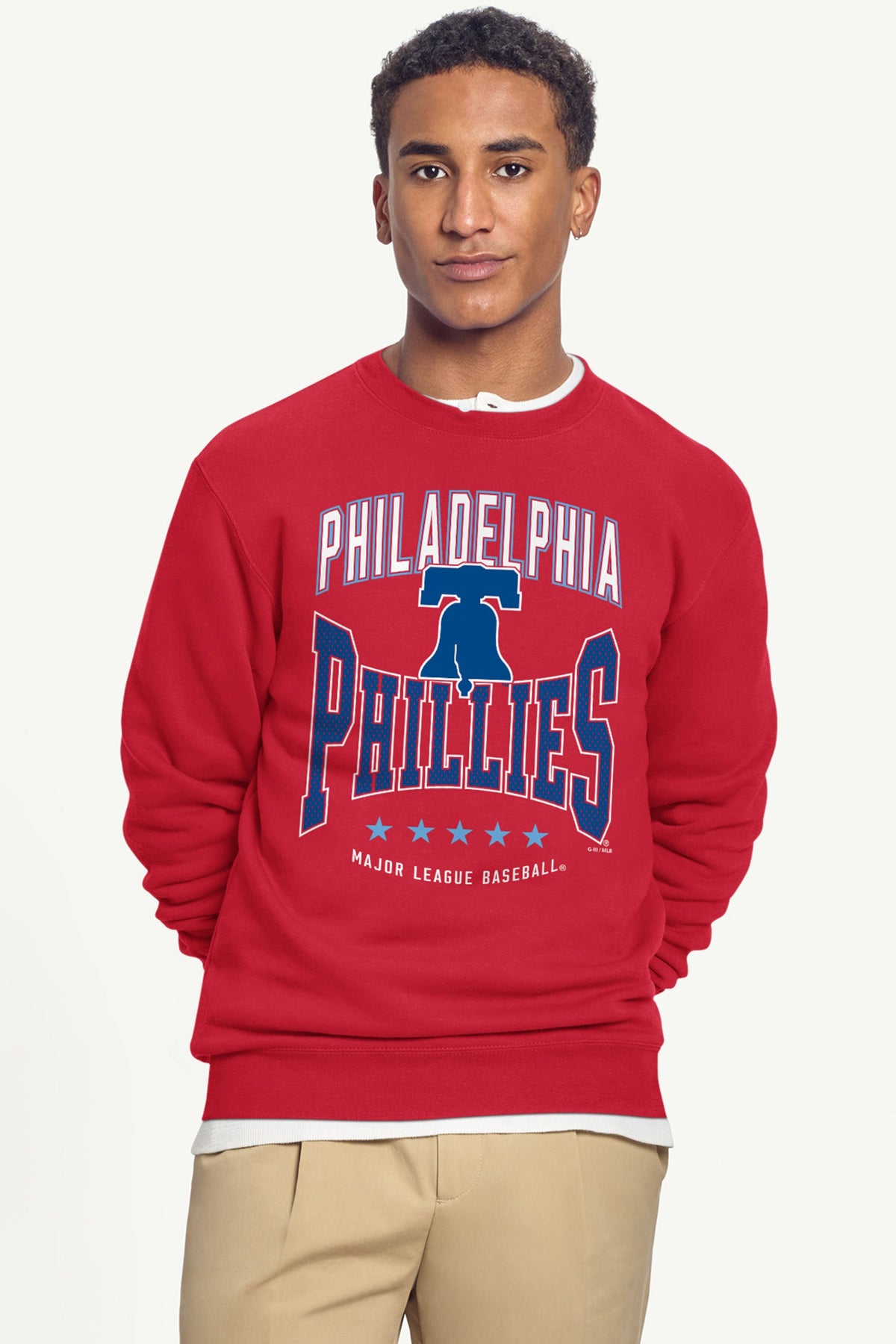 Starter Special Offer | MENS PHILADELPHIA PHILLIES CENTER SQUEEZE SWEATSHIRT