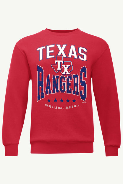 Starter Recommended | MENS TEXAS RANGERS CENTER SQUEEZE SWEATSHIRT