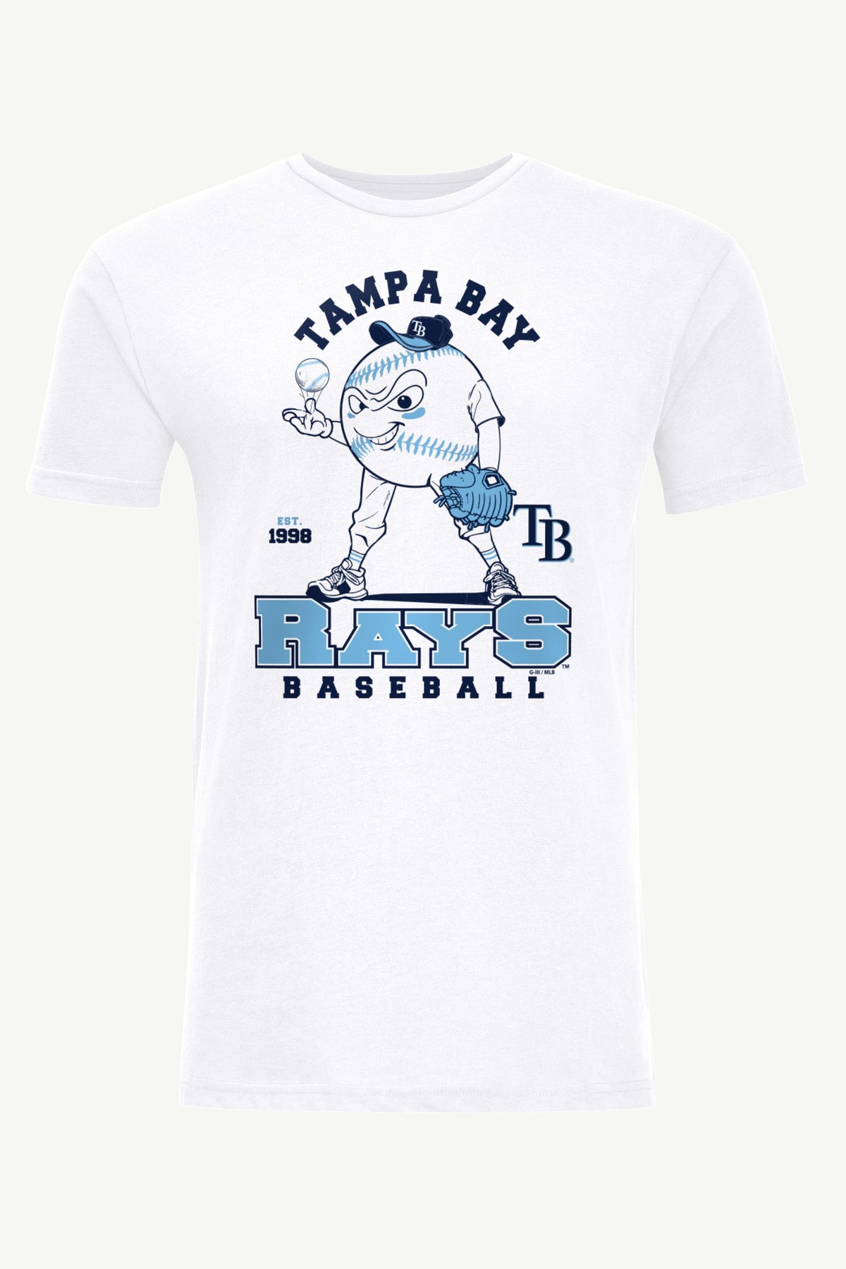 Starter Great Value | MENS TAMPA BAY RAYS BASEBALL CHARACTER SHORT SLEEVE T SHIRT