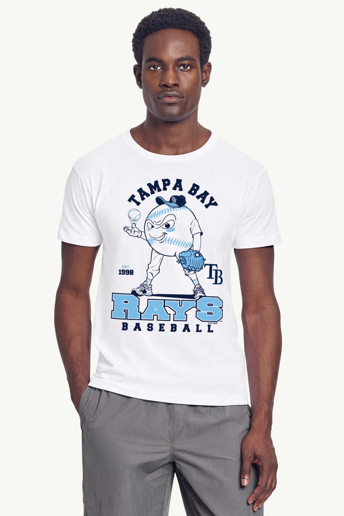 Starter Great Value | MENS TAMPA BAY RAYS BASEBALL CHARACTER SHORT SLEEVE T SHIRT