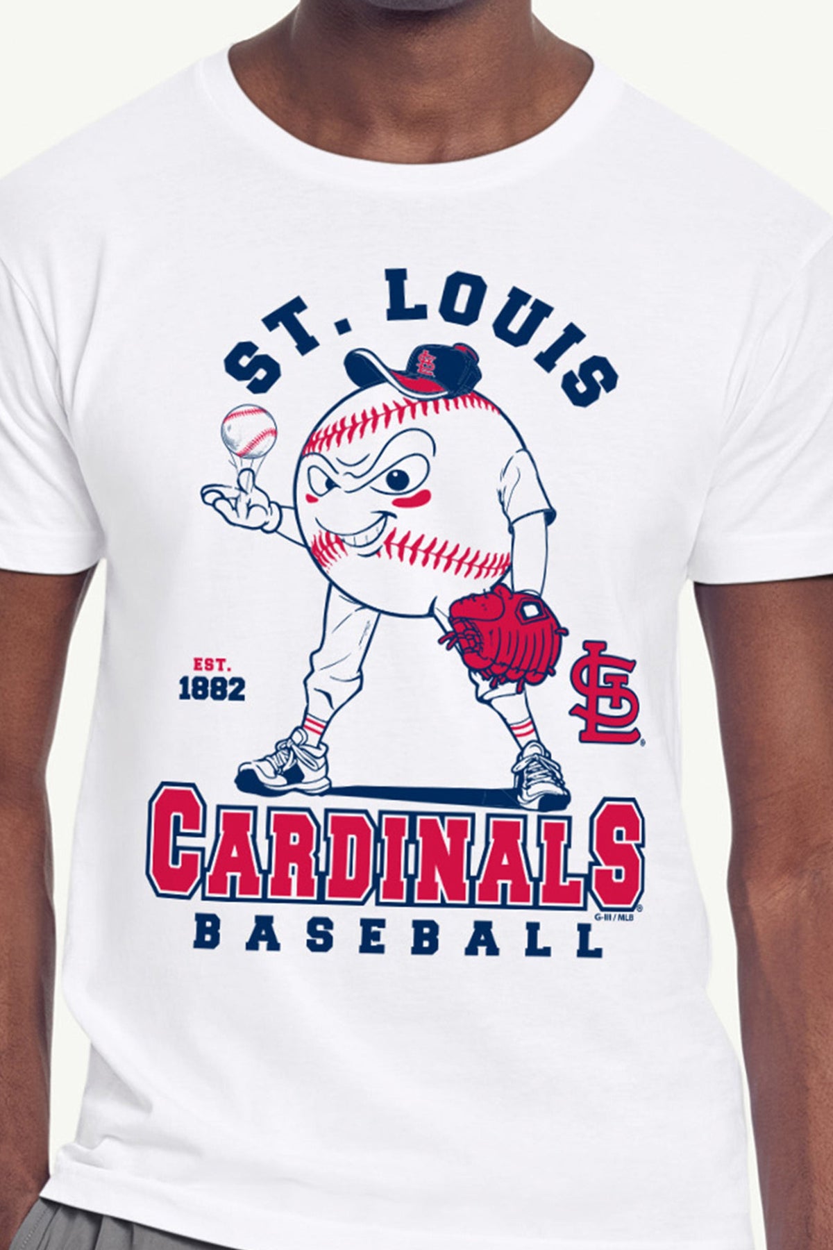 Starter Quality | MENS ST. LOUIS CARDINALS  BASEBALL CHARACTER SHORT SLEEVE T SHIRT