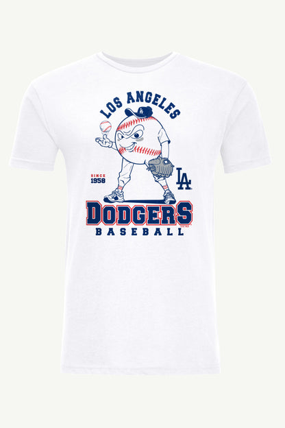 Starter Exclusive | MENS LOS ANGELES DODGERS BASEBALL CHARACTER SHORT SLEEVE T SHIRT