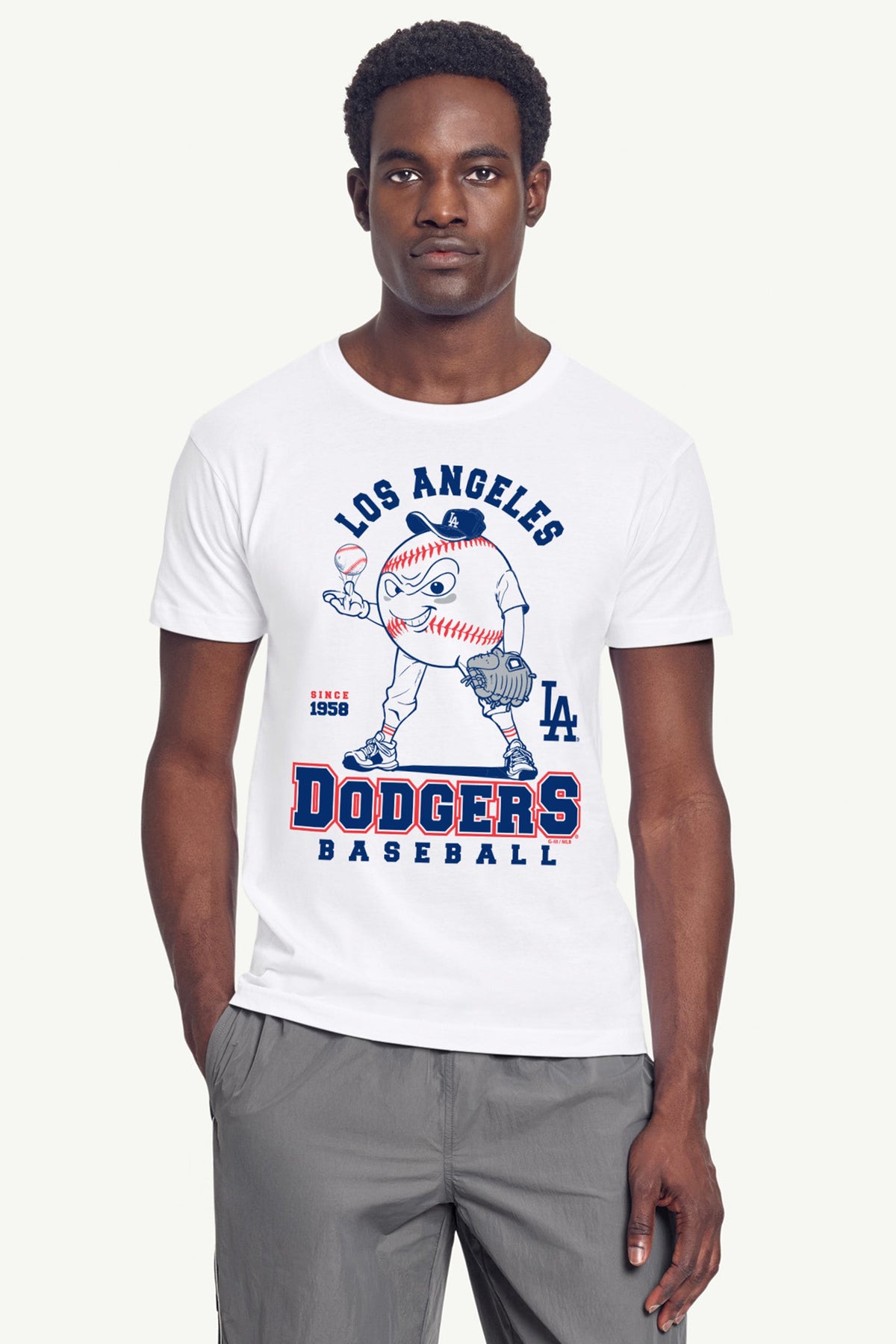 Starter Exclusive | MENS LOS ANGELES DODGERS BASEBALL CHARACTER SHORT SLEEVE T SHIRT