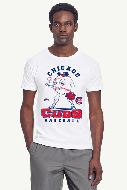 Starter Trusted | MENS CHICAGO CUBS BASEBALL CHARACTER SHORT SLEEVE T SHIRT