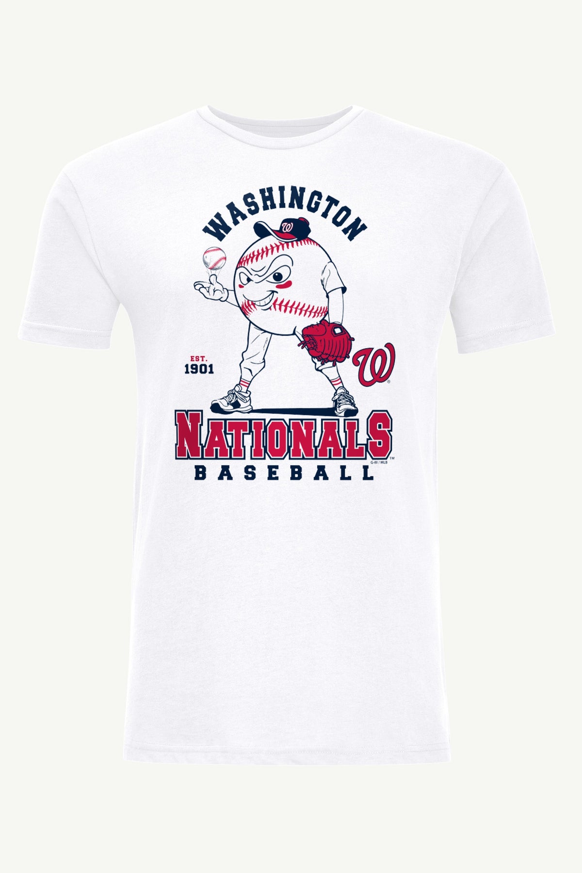 Starter Trusted | MENS WASHINGTON NATIONALS BASEBALL CHARACTER SHORT SLEEVE T SHIRT