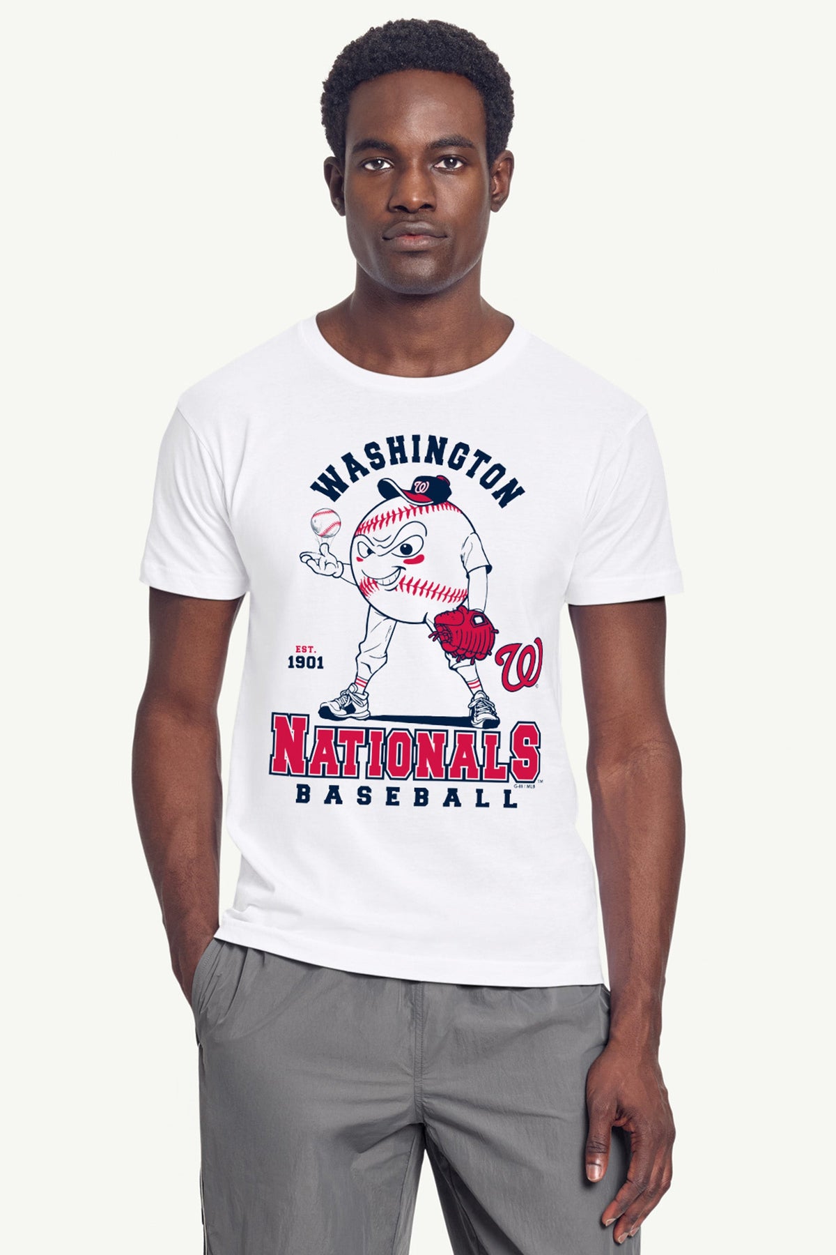Starter Trusted | MENS WASHINGTON NATIONALS BASEBALL CHARACTER SHORT SLEEVE T SHIRT