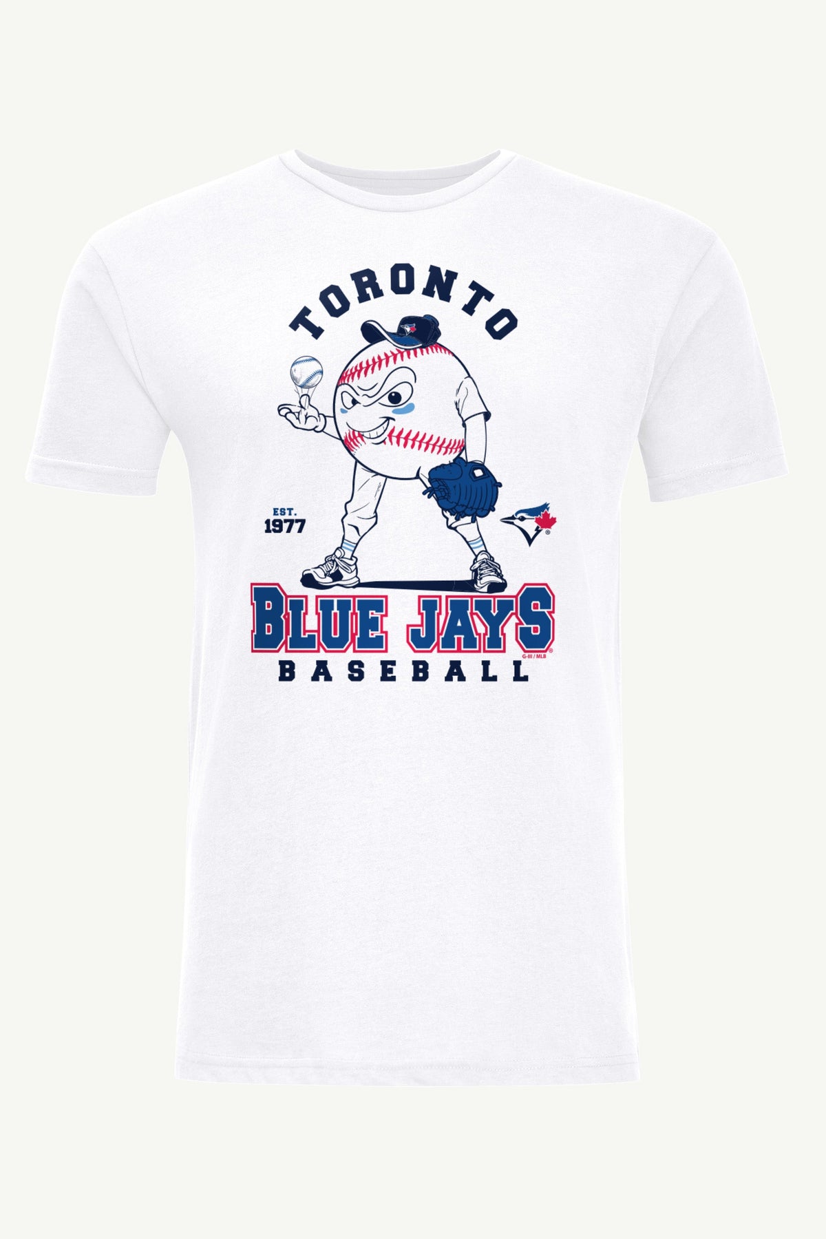 Starter Exclusive | MENS TORONTO BLUE JAYS BASEBALL CHARACTER SHORT SLEEVE T SHIRT