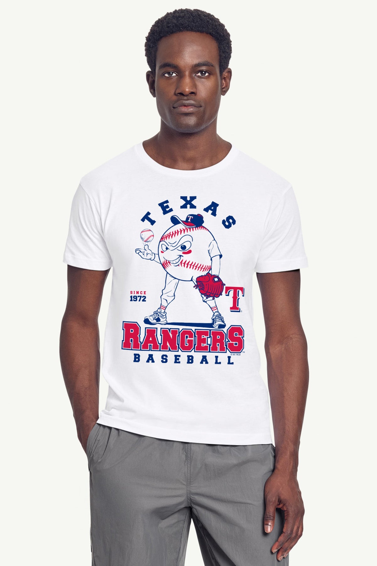 Starter Value | MENS TEXAS RANGERS BASEBALL CHARACTER SHORT SLEEVE T SHIRT