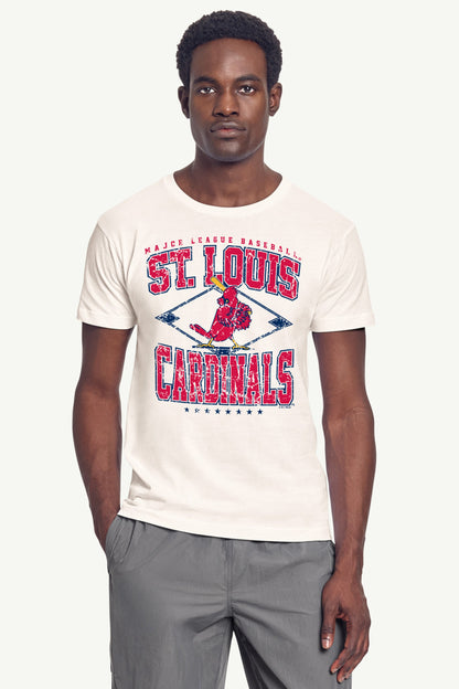 Starter Everyday | MENS ST. LOUIS CARDINALS DISTRESSED COOPERSTOWN DIAMOND SHORT SLEEVE T SHIRT