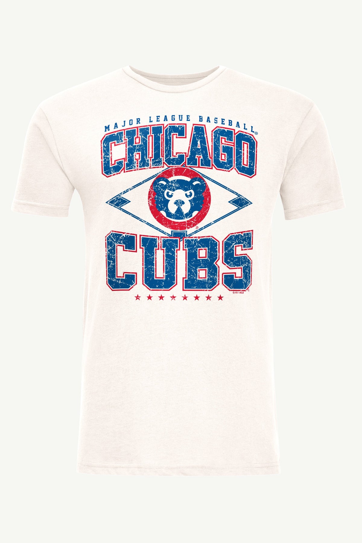 Starter Popular | MENS CHICAGO CUBS DISTRESSED COOPERSTOWN DIAMOND SHORT SLEEVE T SHIRT