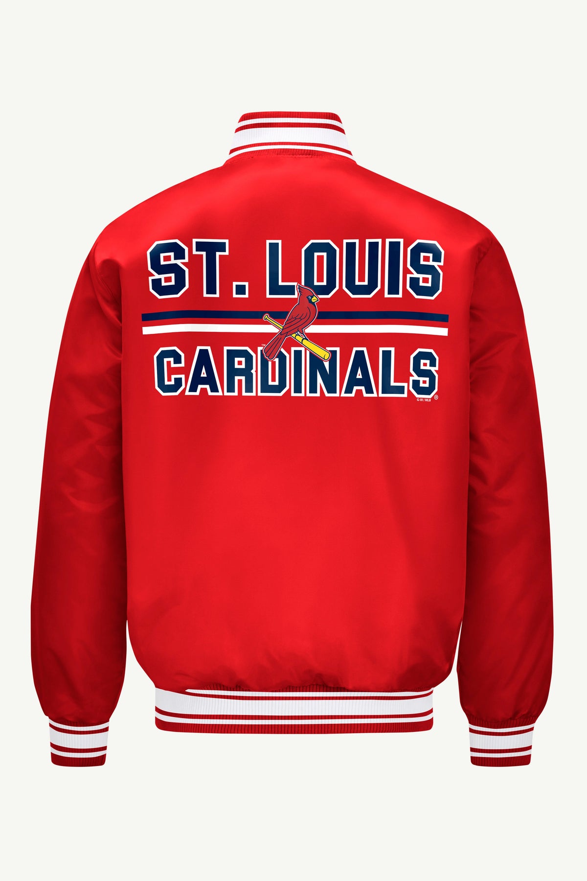 Starter Top Pick | MENS ST LOUIS CARDINALS SATIN VARSITY JACKET