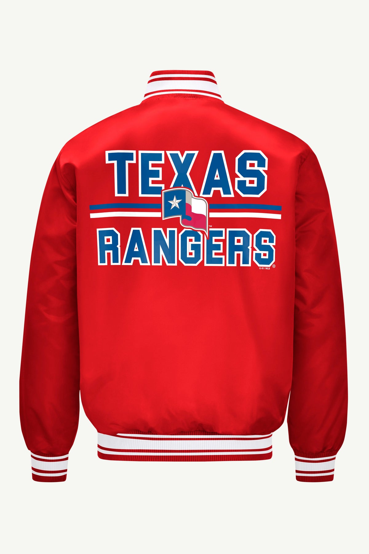 Starter Great Value | MENS TEXAS RANGERS SATIN VARSITY JACKET